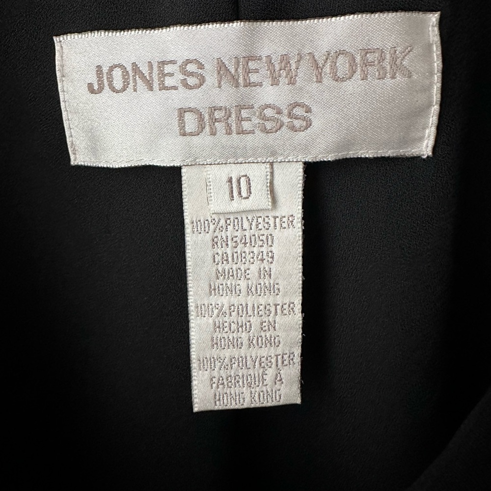🖤 NWT Jones New York Black Sleeveless Top size 10 beading new with tags - Picture 11 of 12